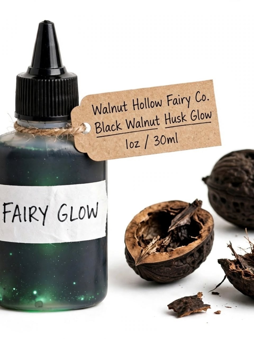 Fairy Glow - Black Walnut Husk Glow - Walnut Hollow Fairy Co. - 1oz / 30ml - Glo